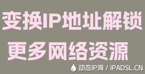 變換IP地址解鎖更多網絡資源