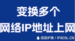變換多個網絡IP地址上網